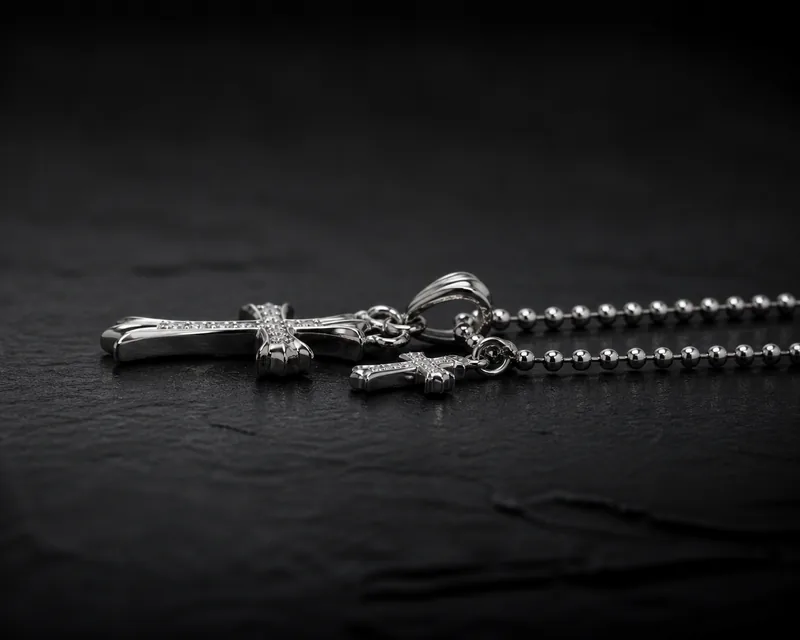 Dual Cross Pendants — view 2