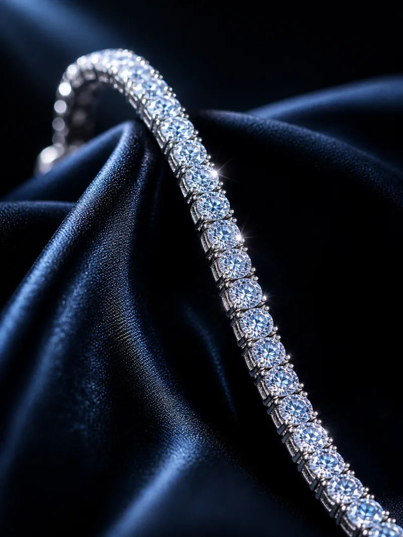 Moissanite Bracelet — view 2
