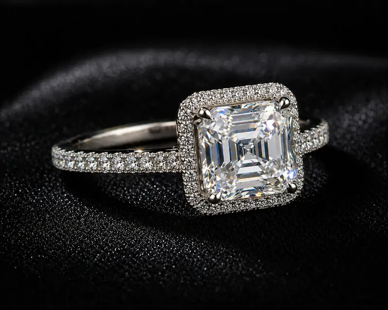 Moissanite Cubic Ring — view 2