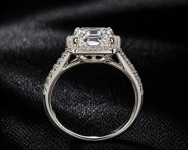 Moissanite Cubic Ring — view 3